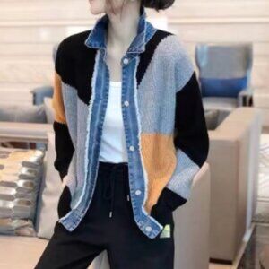 LAST ONE: NWT COLORBLOCK KNIT CARDI